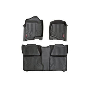 Rough Country Floor Armor Floor Mats First & Second Row