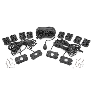 Rough Country 4-Pod Deluxe LED Rock Light Kit