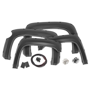 Rough Country Pocket Fender Flares - Silverado 1500 5.8ft Bed