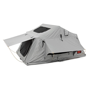 Rough Country Hard Shell Roof Top Tent W/ 12V Accessory And LED Light Kit