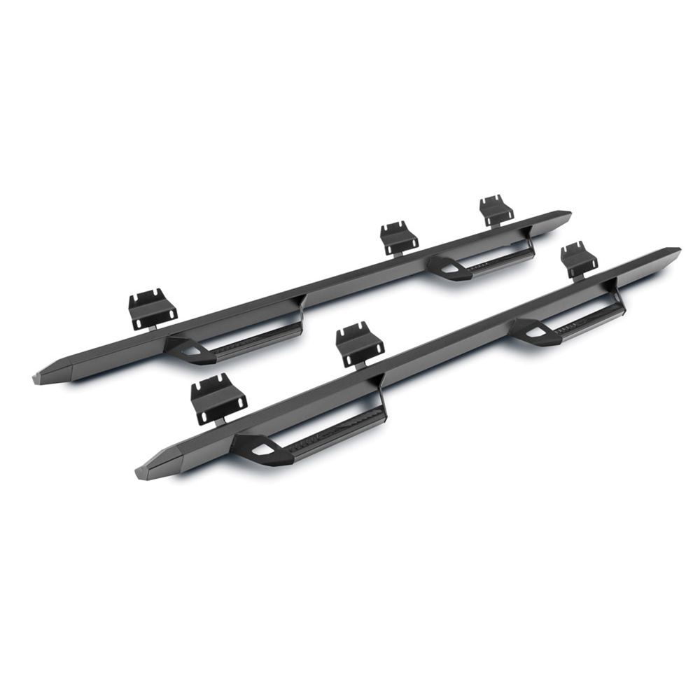 N-Fab Predator Pro Textured Black Aluminum Drop Steps | Magnum