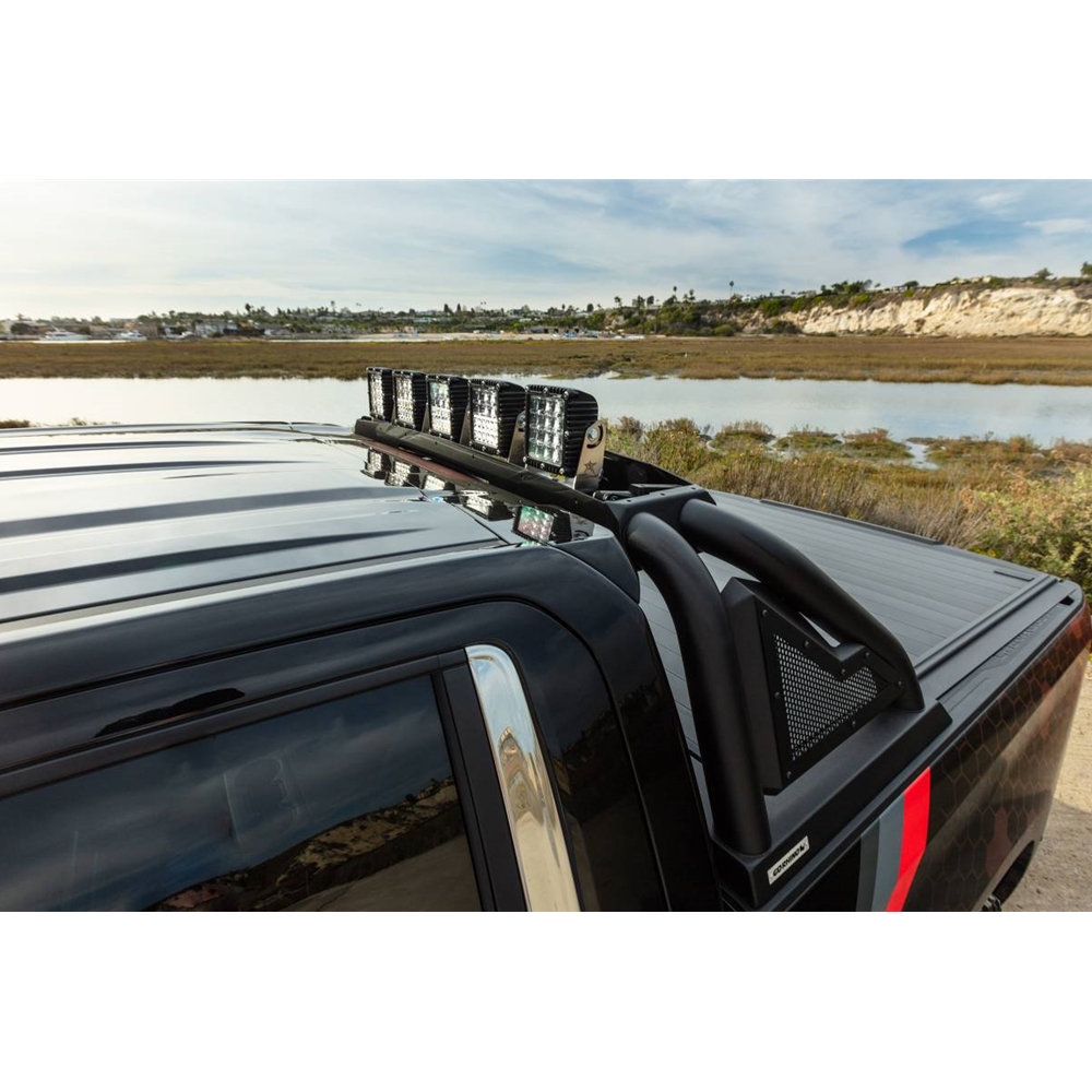 Go Rhino Silverado 2500 Sport Bar 2.0 Roll Bar With Power Actuated Retractable Light Mount; Textured Black 918600T (20-25 Silverado 2500 HD) - Free Shipping