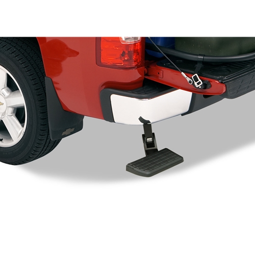 The AMP Research BedStep is designed to perform flawlessly. This lightweight, yet rock-solid bumper step assist employs a rugged die-cast aluminum alloy linkage assembly that is crafted in the USA.