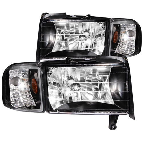 ANZO Black Crystal Headlights