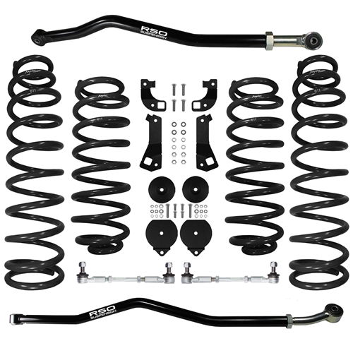 RSO Suspension 2.5in Stage 1.0 Lift Kit - Front and Rear - Wrangler JK/JKU