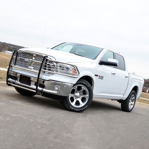 Aries Automotive 4077-2 Stainless Steel Grille Guard - Heavy Duty, No-Drill Installation - View #10