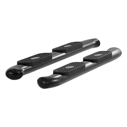 Aries 4in Oval Black Steel Nerf Bars