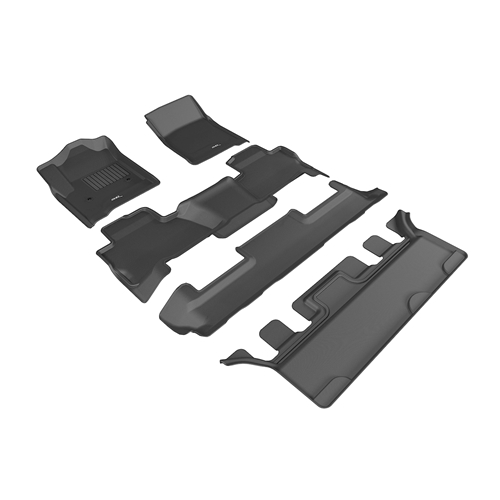 3D MAXpider Custom Fit Kagu Floor Mat Black Compatible With Toyota Sequoia 2023 2024 Second Row 3D MAXpider Custom Fit Kagu Floor Mat Black Compatible With Toyota Sequoia 2023 2024 Second Row