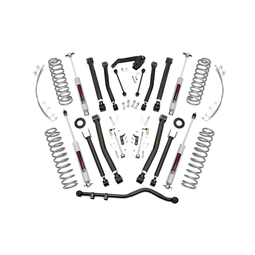 Rough Country 4in Lift Kit X-Series - Front and Rear - Wrangler JK 2WD/4WD 4-Door