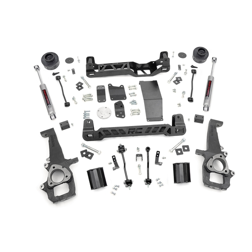 Rough Country 4in Lift Kit - Front and Rear - Ram 1500 4WD (2009-2011)