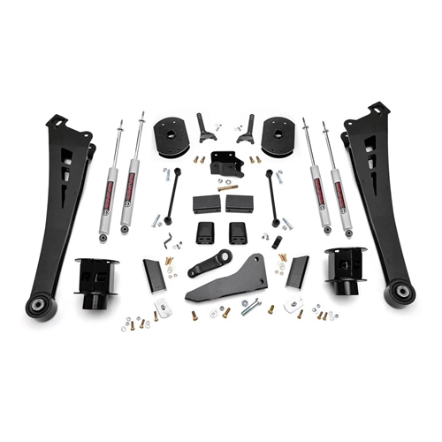 Rough Country 5in Lift Kit - Front and Rear - Ram 2500 4WD With Rear Air Bags