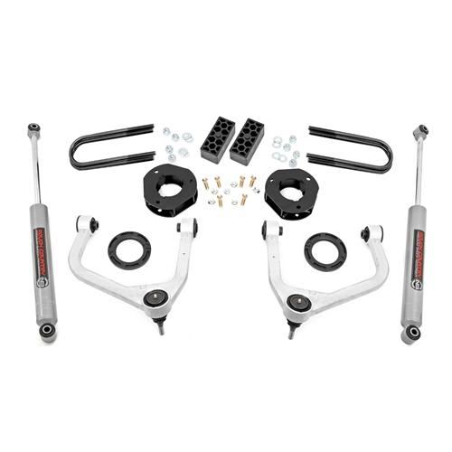 Rough Country 3.5in Lift Kit - Front and Rear - Silverado 1500