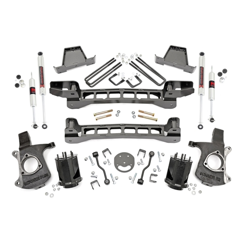 Rough Country 6in Lift Kit - Front and Rear - Silverado/Sierra 1500 RWD (1999-2006)