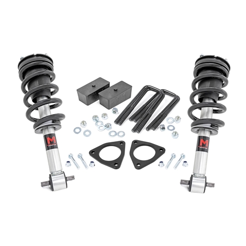 Rough Country 2.5in Leveling Kit - Front and Rear - Silverado/Sierra 1500