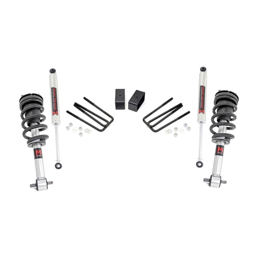 Rough Country 3.5in Lift Kit - Front and Rear - Silverado/Sierra 1500 RWD (2007-2013)