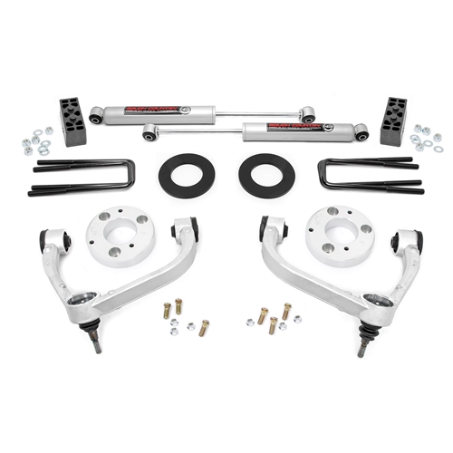 Rough Country 3in Lift Kit - Front and Rear - Ford F-150 4WD (2014-2020)