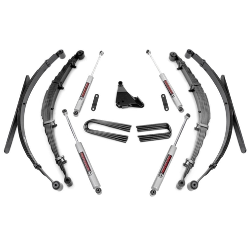 Rough Country 4in Lift Kit - Front and Rear - Ford F-250/F-350 Super Duty 4WD