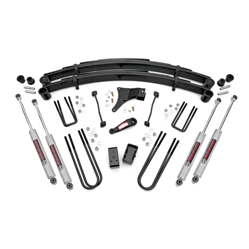 Rough Country 4in Lift Kit - Front and Rear - Ford F-250/350 Super Duty 4WD (1999)