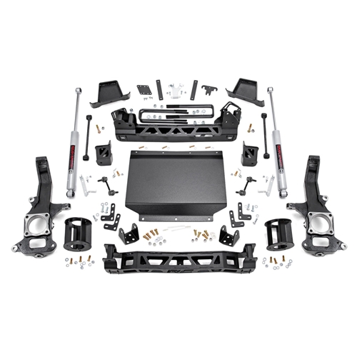 Rough Country 6in Lift Kit - Front and Rear - Nissan TITAN XD 4WD