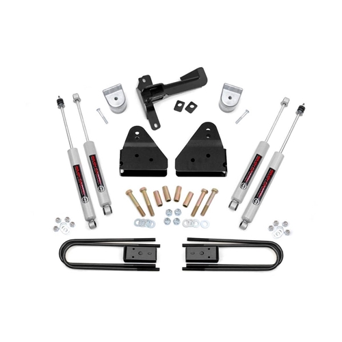 Rough Country 3in Lift Kit Spacer - Front and Rear - Ford F-250 Super Duty 4WD