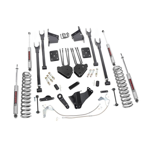 Rough Country 8in Lift Kit Front Spacer - Front and Rear - Ford F-250/F-350 Super Duty