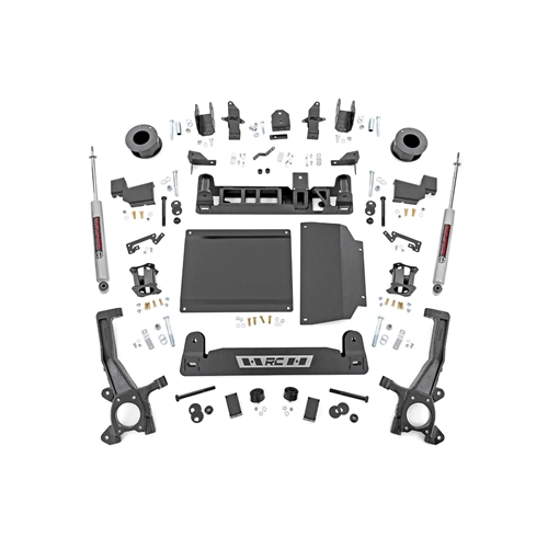 Rough Country 4in Lift Kit - Front and Rear - Toyota Tundra