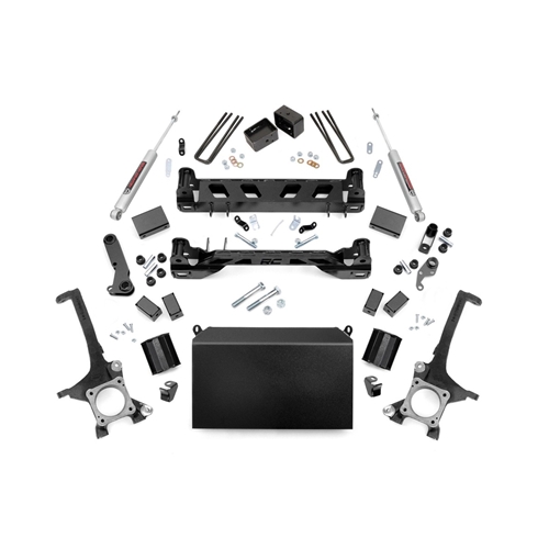 Rough Country 4.5in Lift Kit - Front and Rear - Toyota Tundra