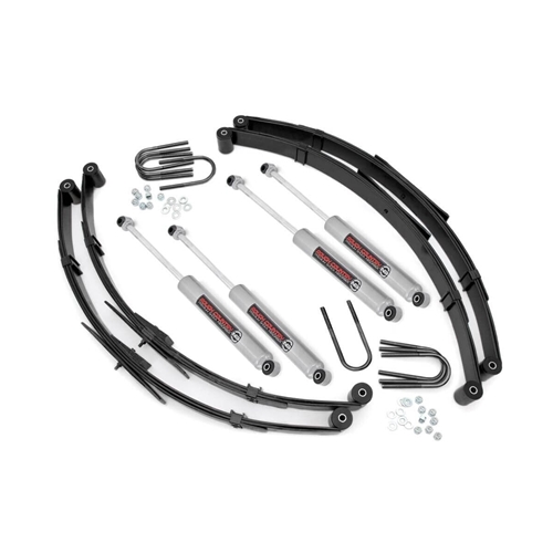 Rough Country 4in Lift Kit - Front and Rear - Toyota Land Cruiser FJ40 4WD