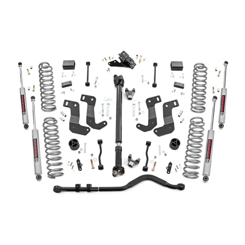 Rough Country 3.5in Lift Kit - Front and Rear - Jeep Wrangler Rubicon 4-Door
