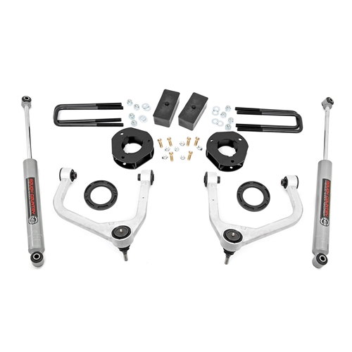 Rough Country 3.5in Lift Kit - Front and Rear - GMC Sierra 1500 2WD/4WD