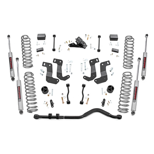 Rough Country 3.5in Lift Kit - Front and Rear - Jeep Wrangler Diesel 4-Door