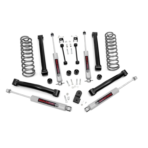 Rough Country 3.5in Lift Kit - Front and Rear - Jeep Grand Cherokee Non-V8