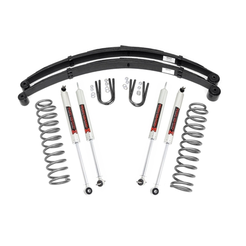 Rough Country 3in Lift Kit - Front and Rear - Jeep Cherokee