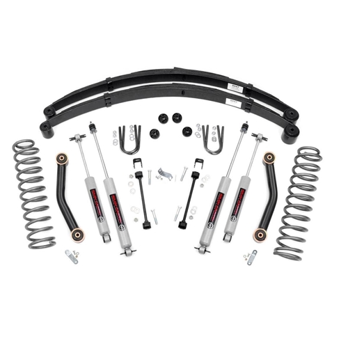 Rough Country 4.5in Lift Kit - Front and Rear - Jeep Cherokee RWD/4WD