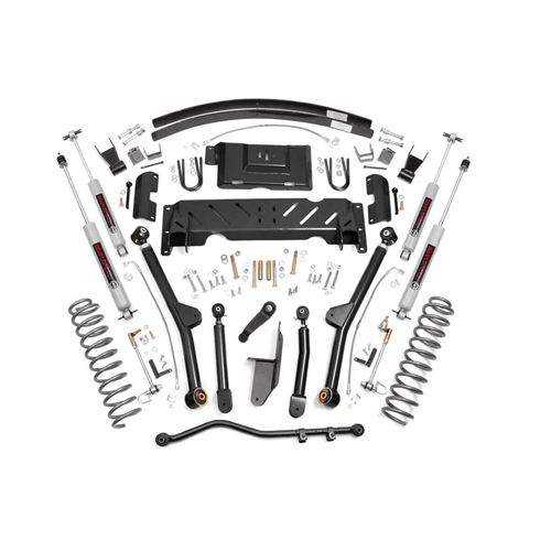Rough Country 4.5in Lift Kit - Front and Rear - Jeep Cherokee 4WD