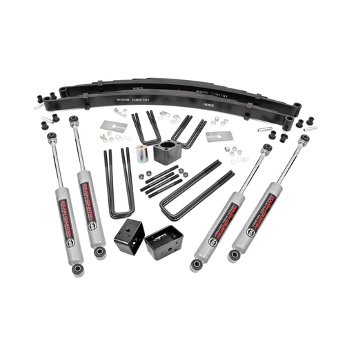 Rough Country 4in Lift Kit - Front and Rear - Dodge W150/W200/W250/W350