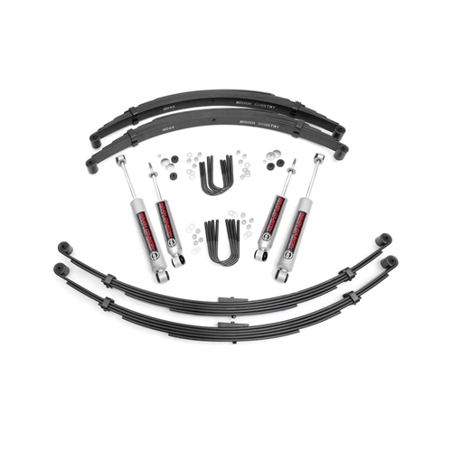 Rough Country 4in Lift Kit - Front and Rear - International Scout II