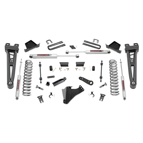 Rough Country 4.5in Lift Kit - Front and Rear - Ford F-250/F-350 Super Duty 4WD Non-Dually