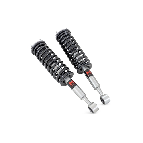 Rough Country 0-2in M1 Adjustable Leveling Struts - Front and Rear - Toyota Tacoma 4WD