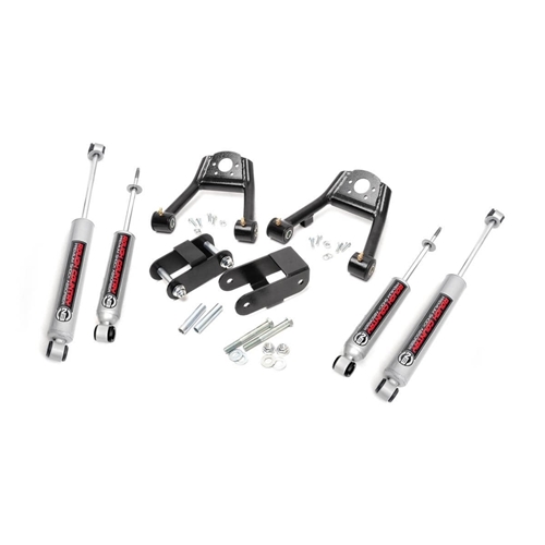 Rough Country 1.5-2in Lift Kit - Front and Rear - Nissan D21 Hardbody Truck 4WD