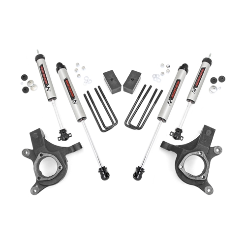 Rough Country 3in Lift Kit - Front and Rear - Silverado/Sierra 1500