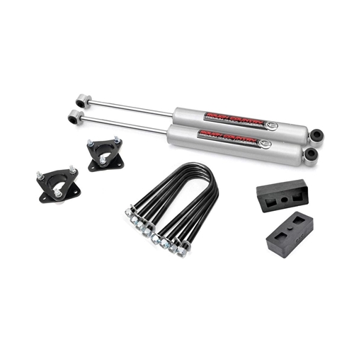 Rough Country 2.5in Lift Kit - Front And Rear - Raider/Dakota RWD