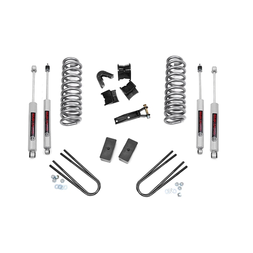 Rough Country 2.5in Lift Kit - Front And Rear - Ford F-150 4WD