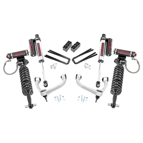 Rough Country 3in Vertex Coilovers Lift Kit - Front and Rear - Ford F-150 4WD (2014-2020)