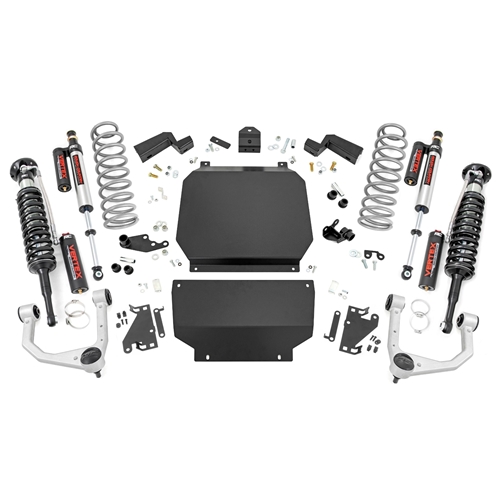 Rough Country 3.5in Vertex Coilovers Lift Kit - Front and Rear - Toyota Tundra 4WD