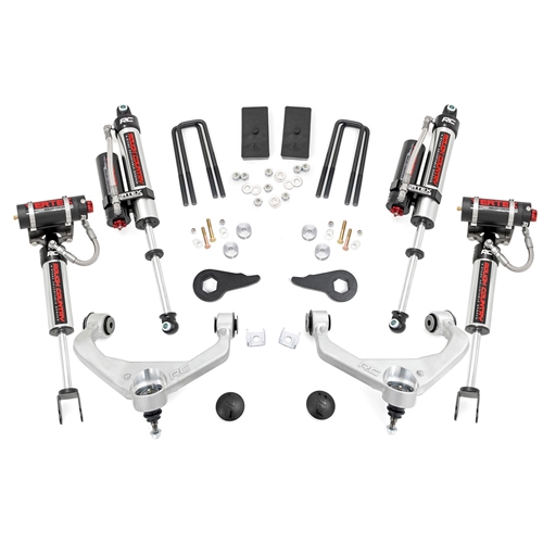 Rough Country 3.5in Vertex Reservoir Lift Kit - Front and Rear - 2500/3500 HD