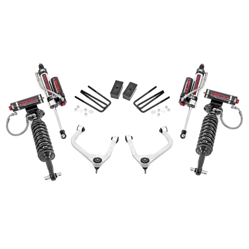 Rough Country 3.5in Vertex Coilovers Lift Kit - Front and Rear - GMC Sierra 1500 2WD/4WD