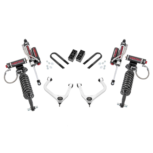 Rough Country 3.5in Vertex Coilovers Lift Kit - Front and Rear - Chevrolet Silverado 1500