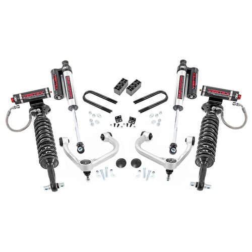 Rough Country 3in Vertex Coilovers Lift Kit - Front and Rear - Ford F-150 4WD