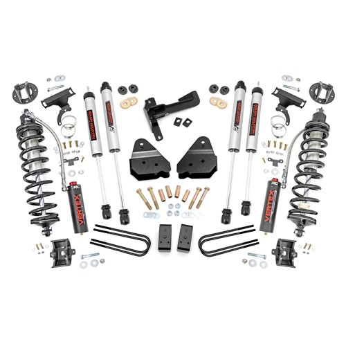 Rough Country 3in Vertex Coilover Conversion Kit - Front and Rear - Ford F-250 Super Duty 4WD Non-Diesel